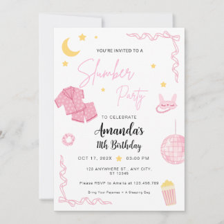 Invitación de cumpleaños personalizada para fiesta