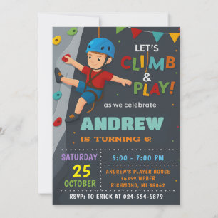 Invitación de cumpleaños personalizada para fiesta