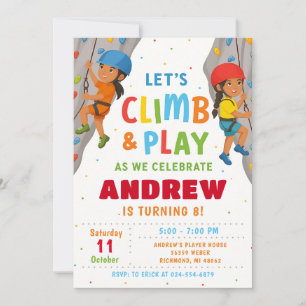 Invitación de cumpleaños personalizada para fiesta