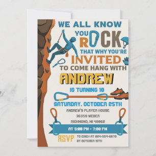 Invitación de cumpleaños personalizada para fiesta