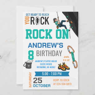 Invitación de cumpleaños personalizada para fiesta