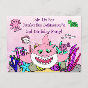 Invitación de cumpleaños personalizada para la fam