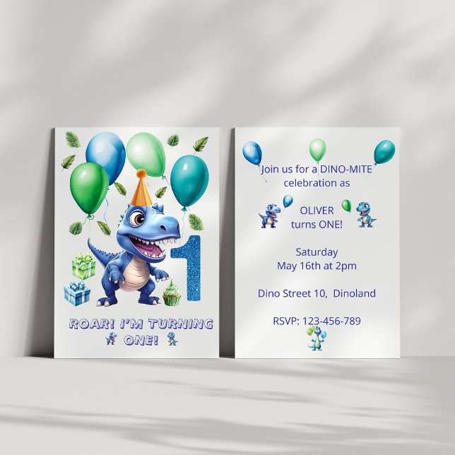 Invitación de cumpleaños personalizada para niño d (Subido por el creador)