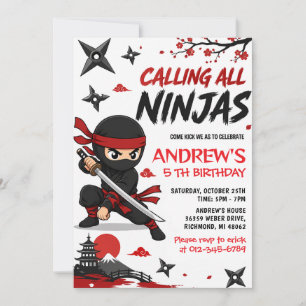 Invitación de cumpleaños personalizada para niños 