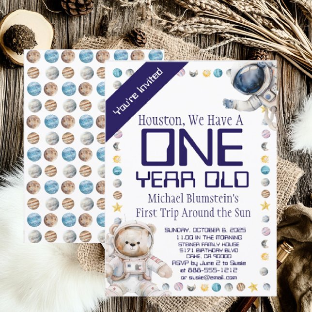 Invitación de cumpleaños personalizada para Outer  (Subido por el creador)