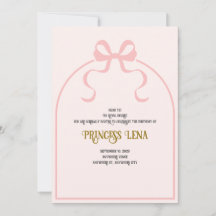 Invitación de cumpleaños por decreto real de la pr