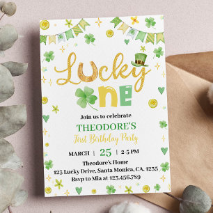 Invitación de cumpleaños por el Día de San Patrici