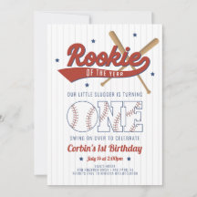 Invitación de cumpleaños por el primer año de Nova