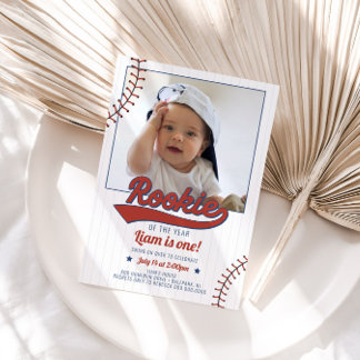 Invitación de cumpleaños por el primer año de Nova