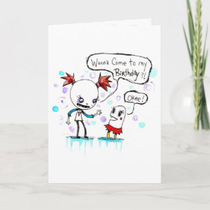 INVITACIÓN DE CUMPLEAÑOS por Emi Boz/ Gus Fink