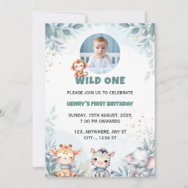 Invitación de cumpleaños por foto, tarjeta de cump