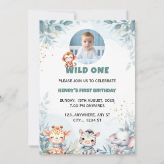 Invitación de cumpleaños por foto, tarjeta de cump