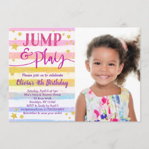 Invitación de cumpleaños por turnos para Chicas Fi