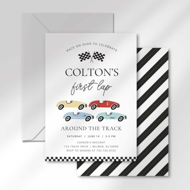 Invitación de cumpleaños Primera Vuelta a la Pista (Subido por el creador)