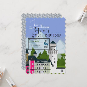 Invitación de cumpleaños real de mamá
