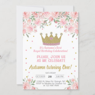 Invitación de cumpleaños real del chica de la coro