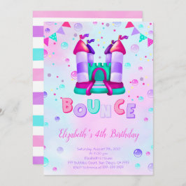 Invitación de cumpleaños Rebotar