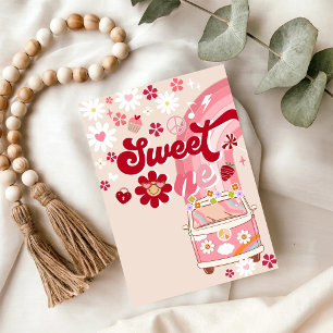 Invitación de cumpleaños Retro Sweet One