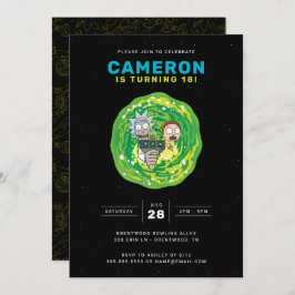 Invitación de cumpleaños RICK AND MORTY™