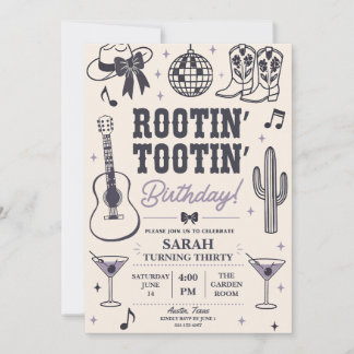 Invitación de cumpleaños Rootin 'Tootin'