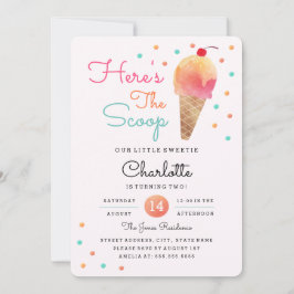 Invitación de cumpleaños rosado para niños Fiestas