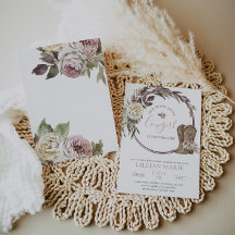 Invitación de cumpleaños rústico a un país de vaca