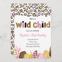 Invitación de cumpleaños safari