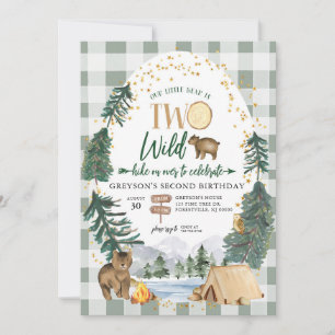 Invitación de cumpleaños salvaje de nuestro pequeñ