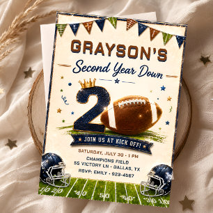Invitación de cumpleaños Segundo Año Down 2do