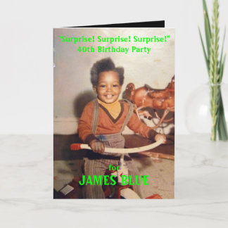 Invitación de cumpleaños sorpresa