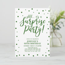 Invitación de cumpleaños sorpresa para adultos en