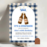 Invitación de cumpleaños sorpresa para hombre adul