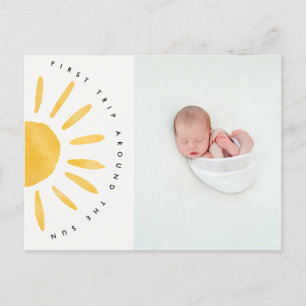 invitación de cumpleaños sunshine 1er viaje alrede