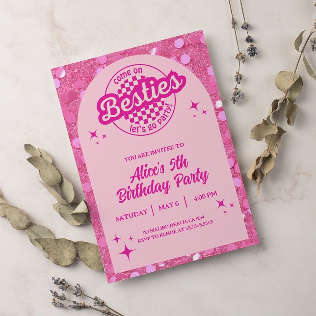 Invitación de cumpleaños temática a la muñeca Purp (Subido por el creador)