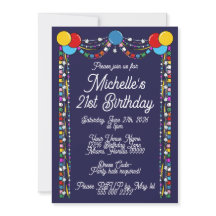 Invitación de cumpleaños trascendental