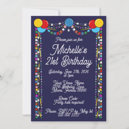 Invitación de cumpleaños trascendental