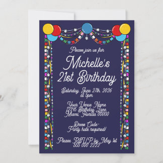 Invitación de cumpleaños trascendental