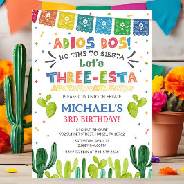 Invitación de cumpleaños tres Esta | Invitación de