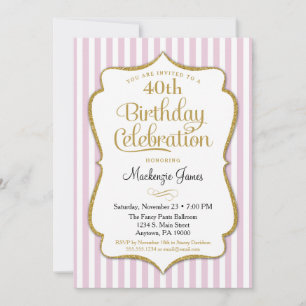Invitación de cumpleaños Tween Tween Tink Gold Adu