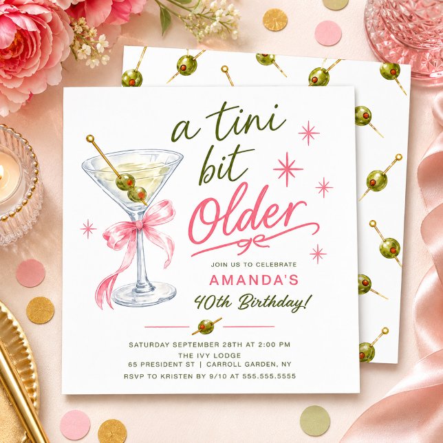 Invitación de cumpleaños un poco mayor (Subido por el creador)