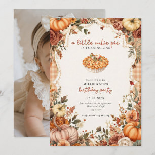 Invitación de Cumpleaños Uno de Cutie Pie