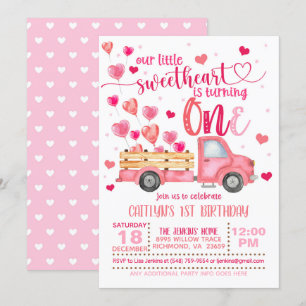 Invitación de Cumpleaños UNO de Nuestra Pequeña Qu