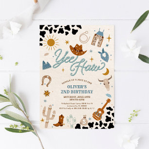 Invitación de Cumpleaños Vaquero