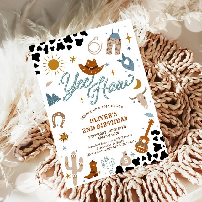 Invitación de Cumpleaños Vaquero (Subido por el creador)