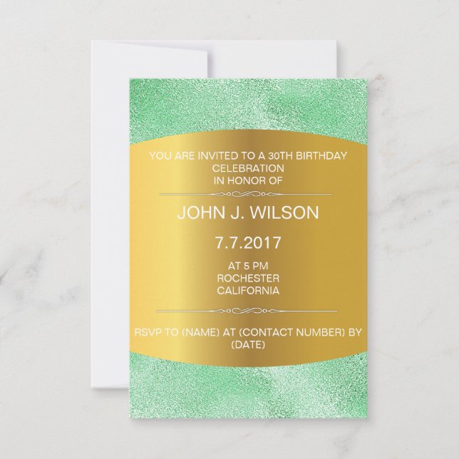 Invitación de cumpleaños Vip de la Casa de la Mone (Anverso)