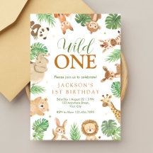 Invitación de cumpleaños Wild One