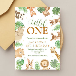Invitación de cumpleaños Wild One