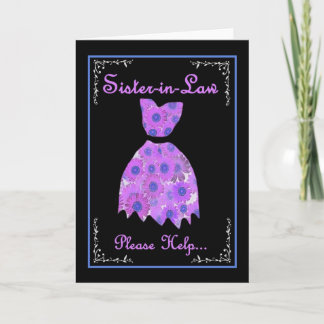 Invitación de cuñada - Purple Gown