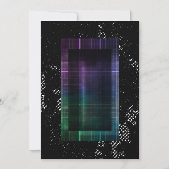 Invitación de Cyberpunk Grunge (Anverso)