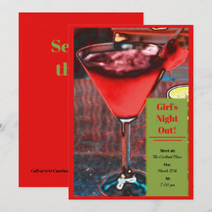 Invitación de Daiquiri de Fresa